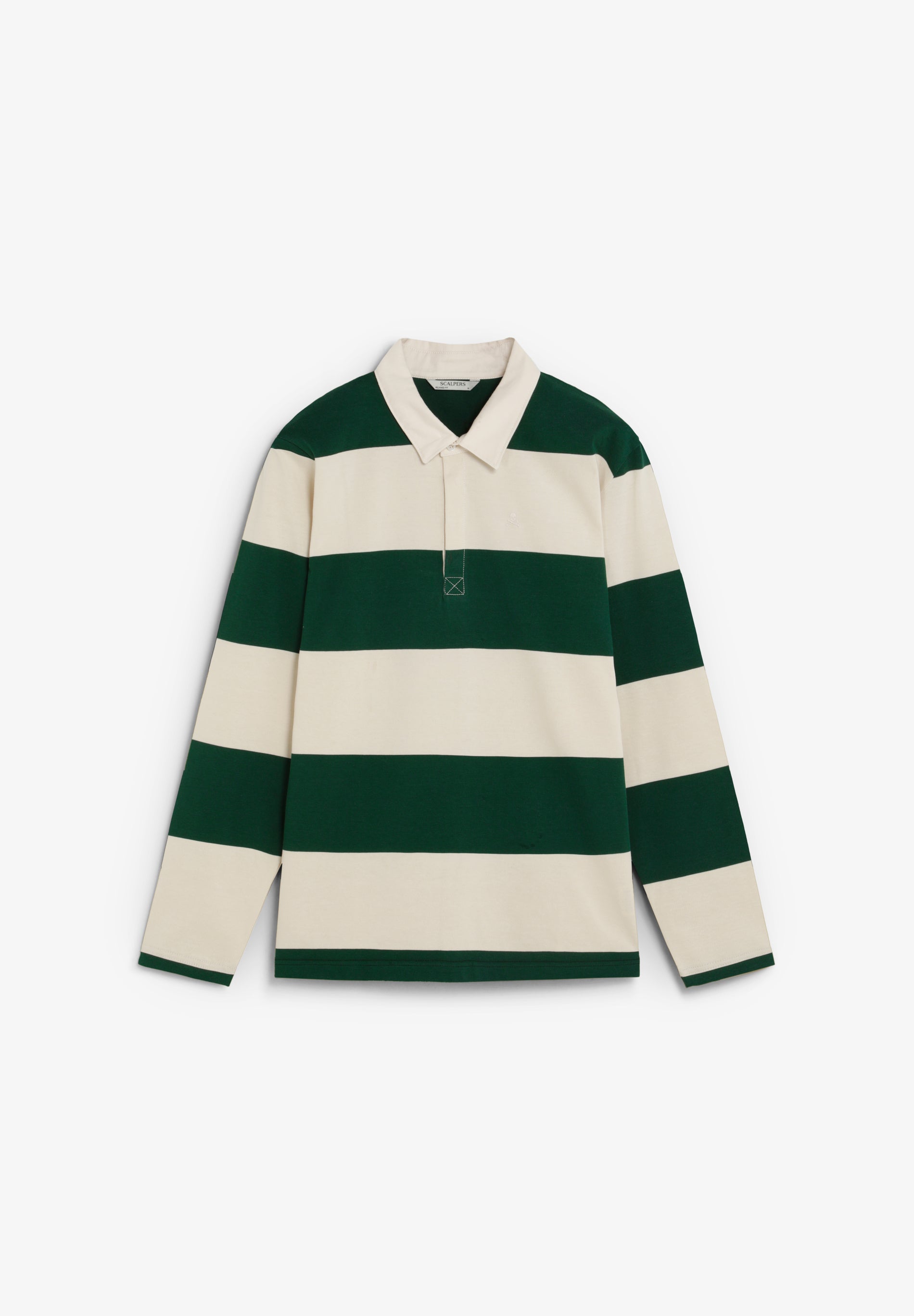 CONTRAST STRIPED POLO SHIRT