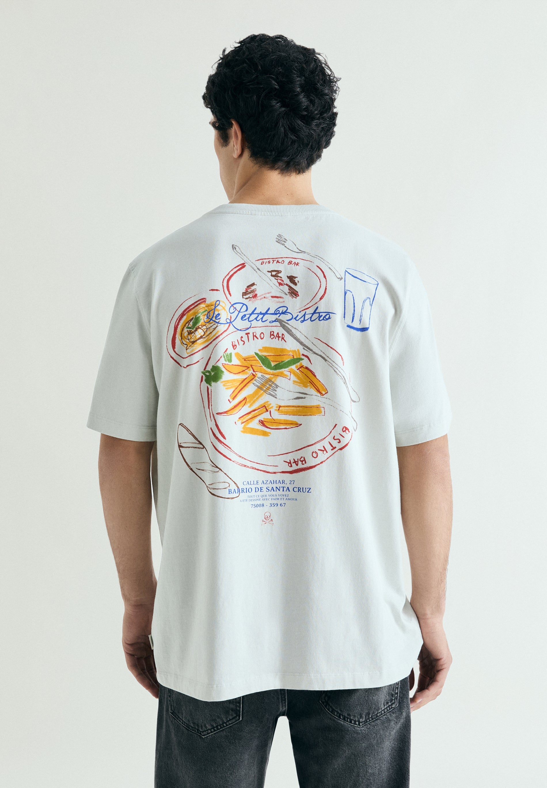 T-SHIRT IM RELAXED FIT MIT PRINT