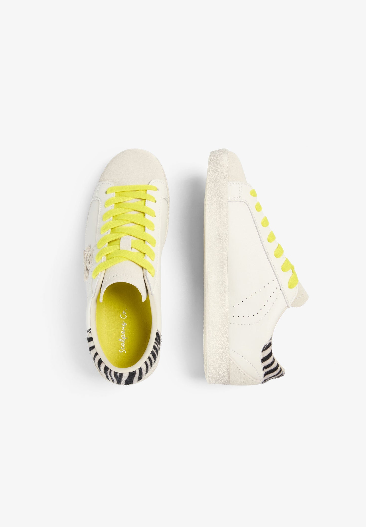 ANIMAL PRINT NEON SNEAKERS