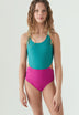 COSTUME DA BAGNO TRICOLORE CONTRASTO