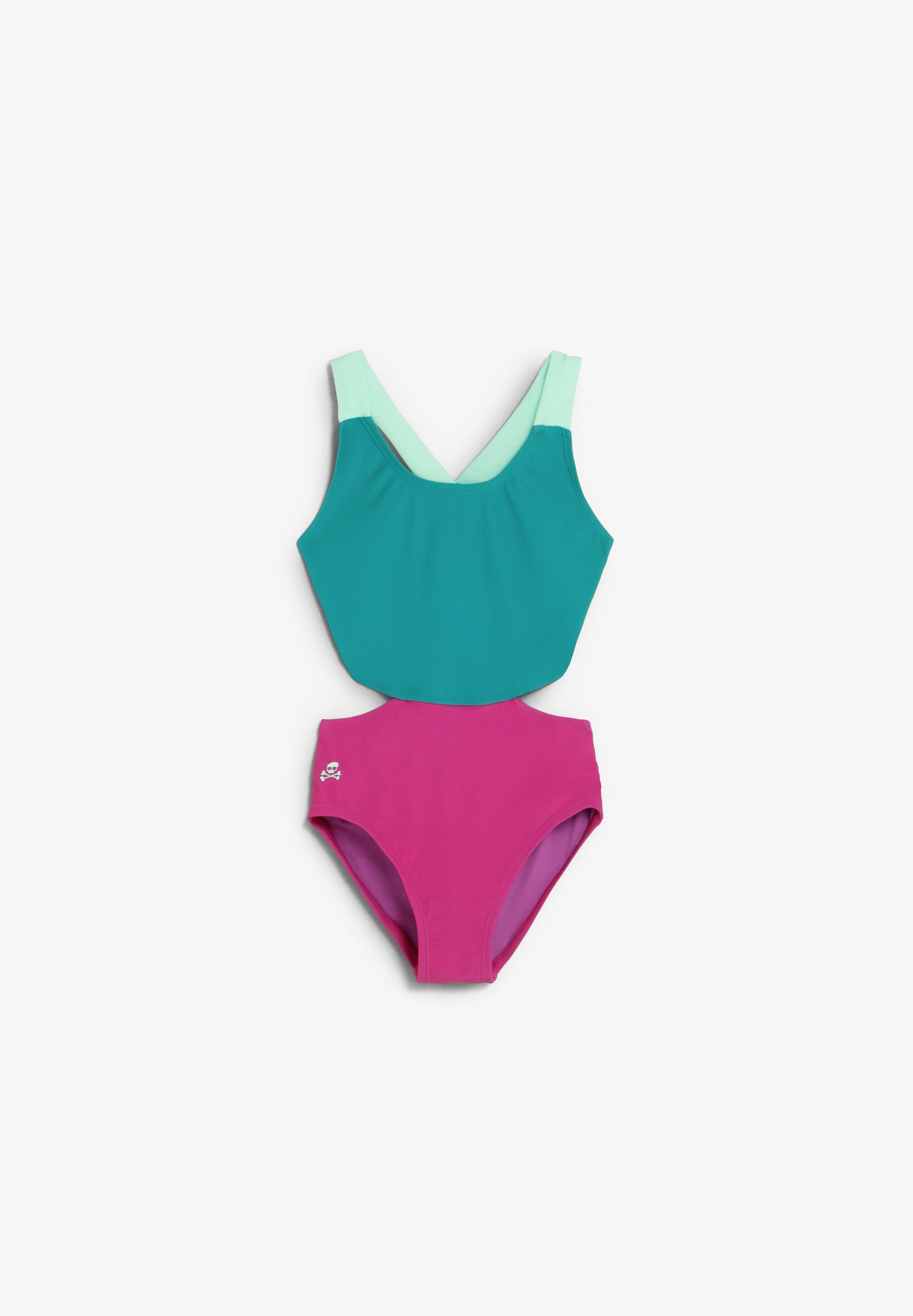 MAILLOT DE BAIN TRICOLORE CONTRASTANT