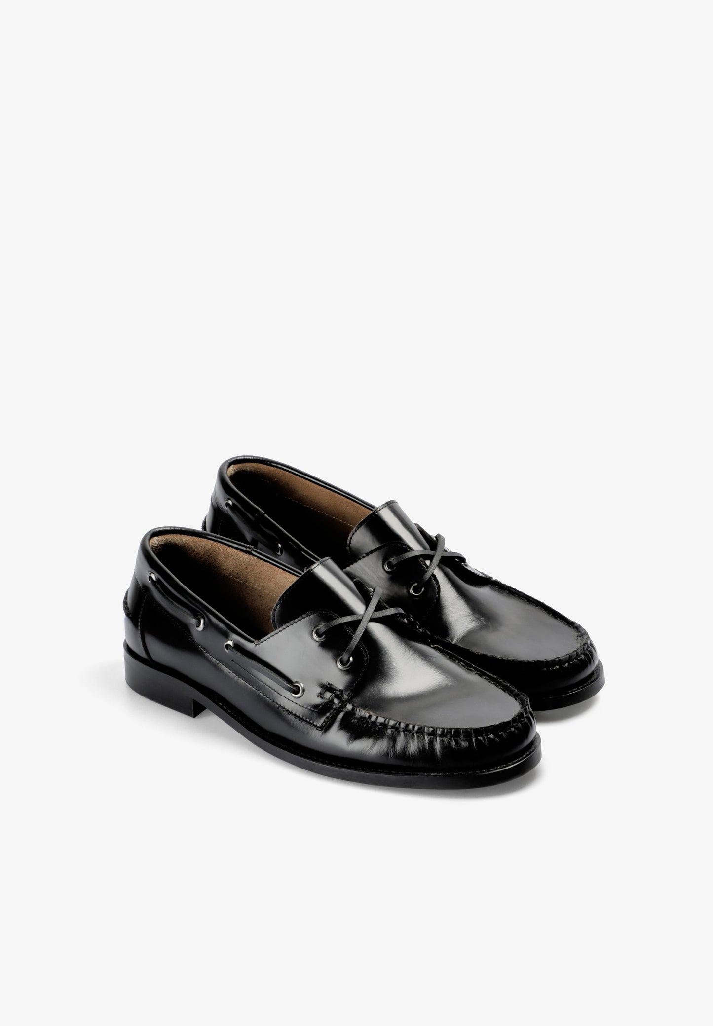 LEATHER DECK SHOES
