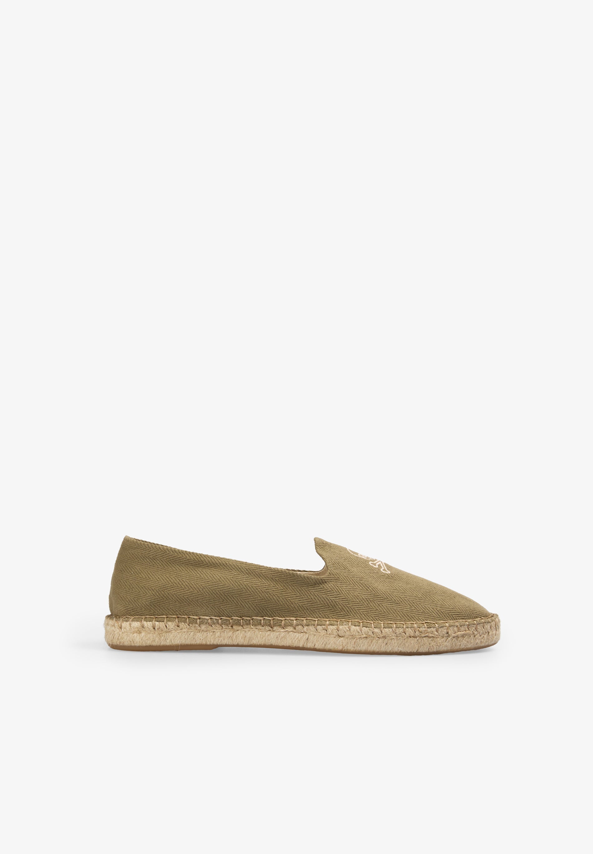 KONTRASTOWE ESPADRYLE Z CZASZKĄ