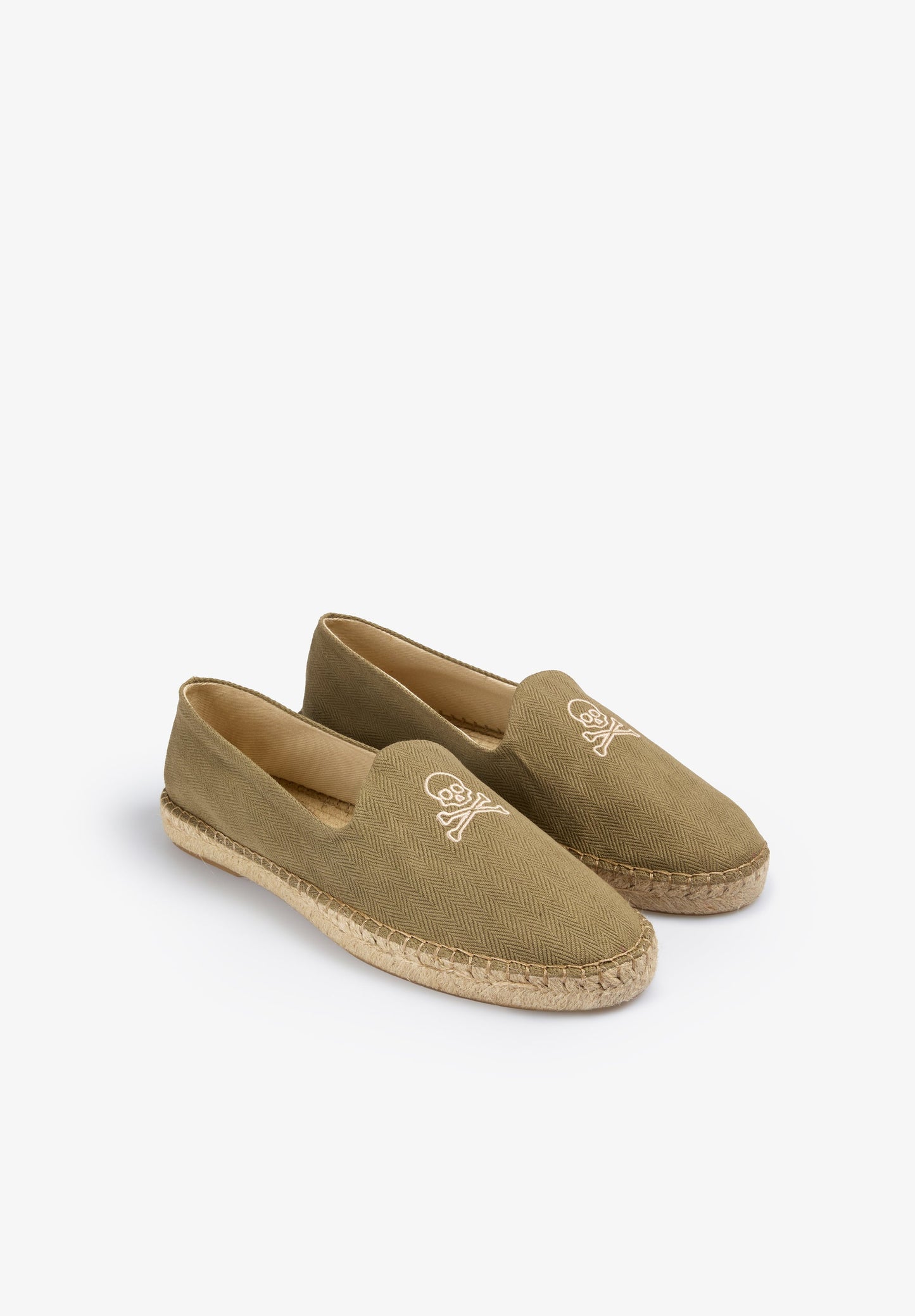 CONTRAST SKULL ESPADRILLES