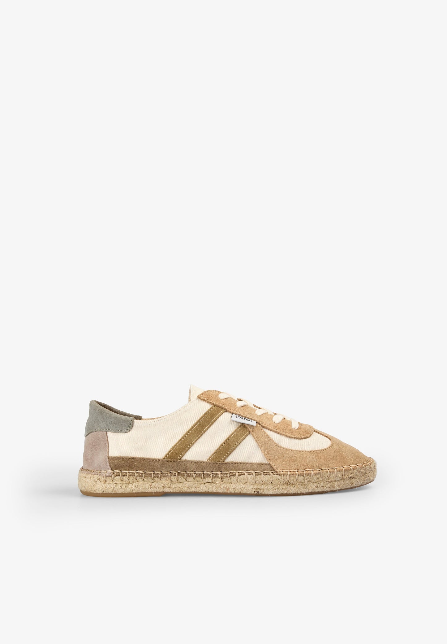 KOMBINIERTE SNEAKER AUS WILDLEDER