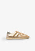 KOMBINIERTE SNEAKER AUS WILDLEDER