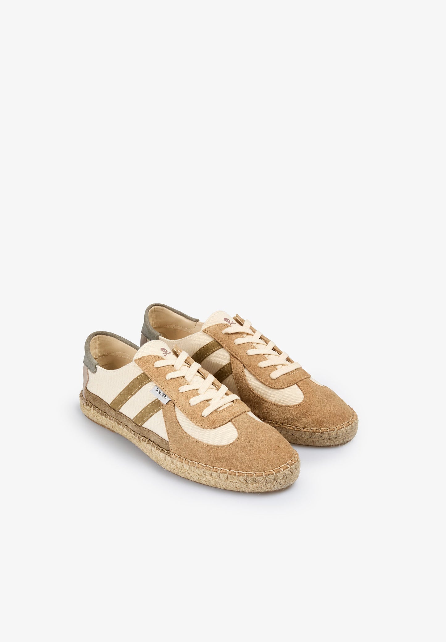 CONTRAST SUEDE SNEAKERS