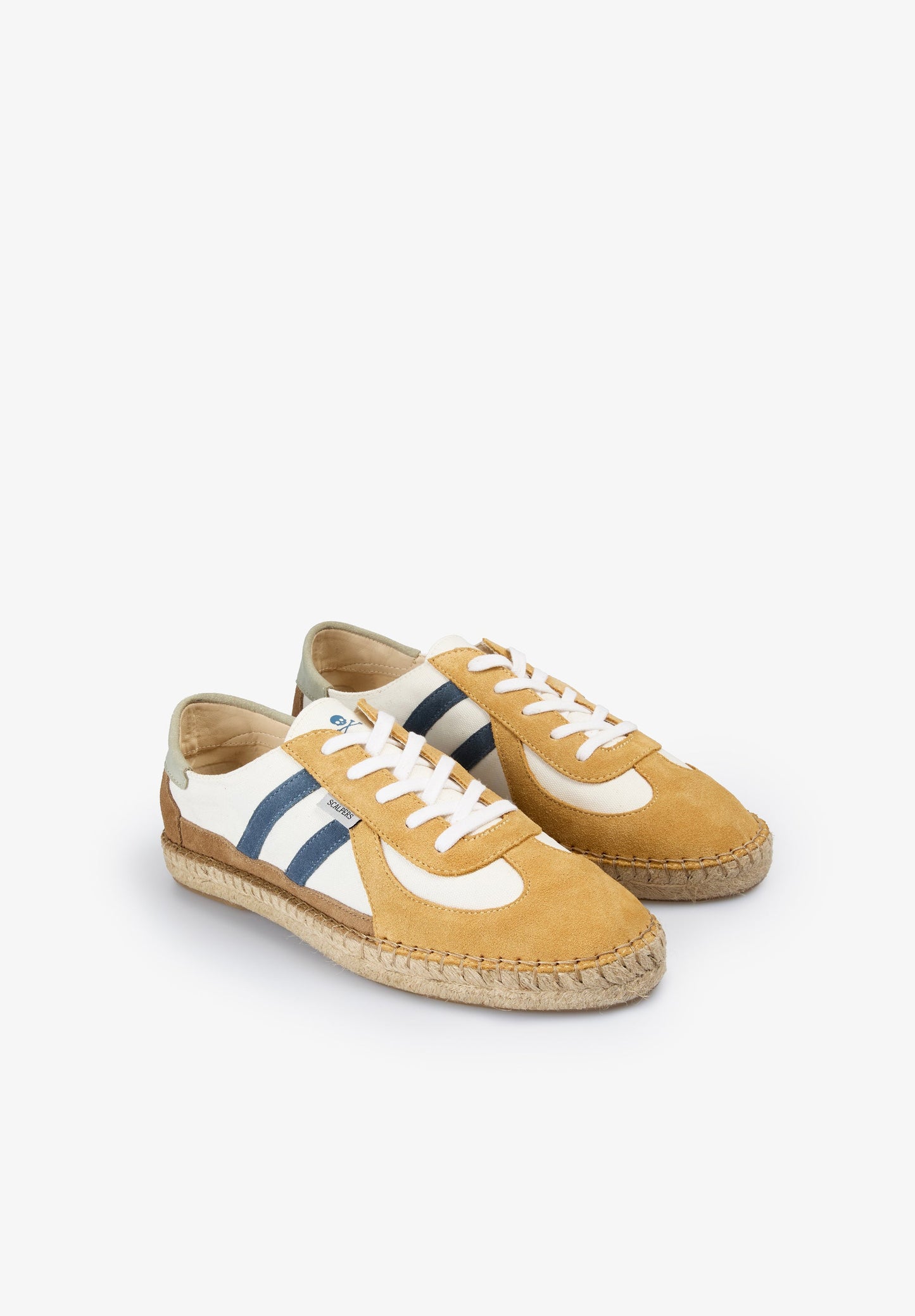 CONTRAST SUEDE SNEAKERS