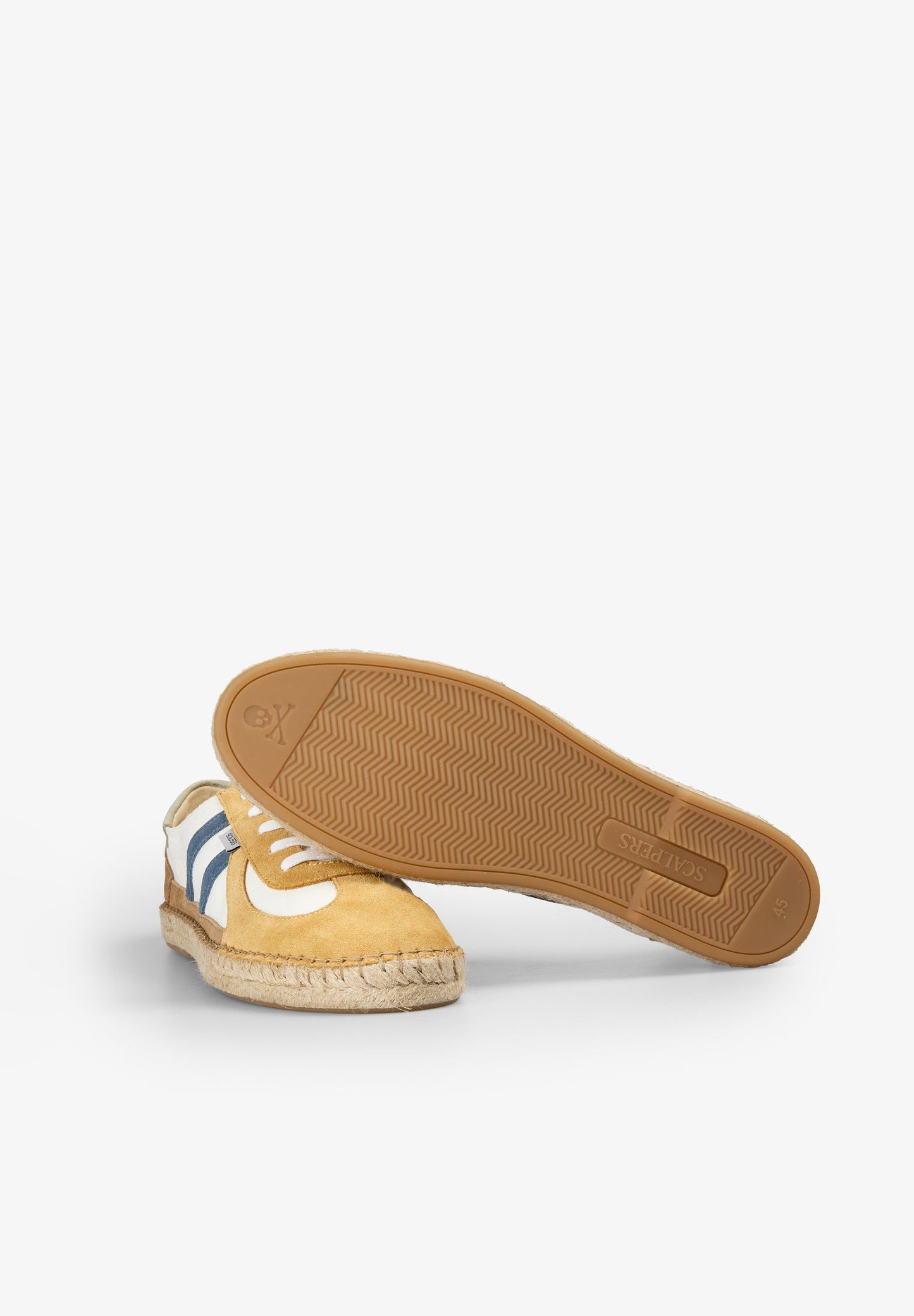CONTRAST SUEDE SNEAKERS
