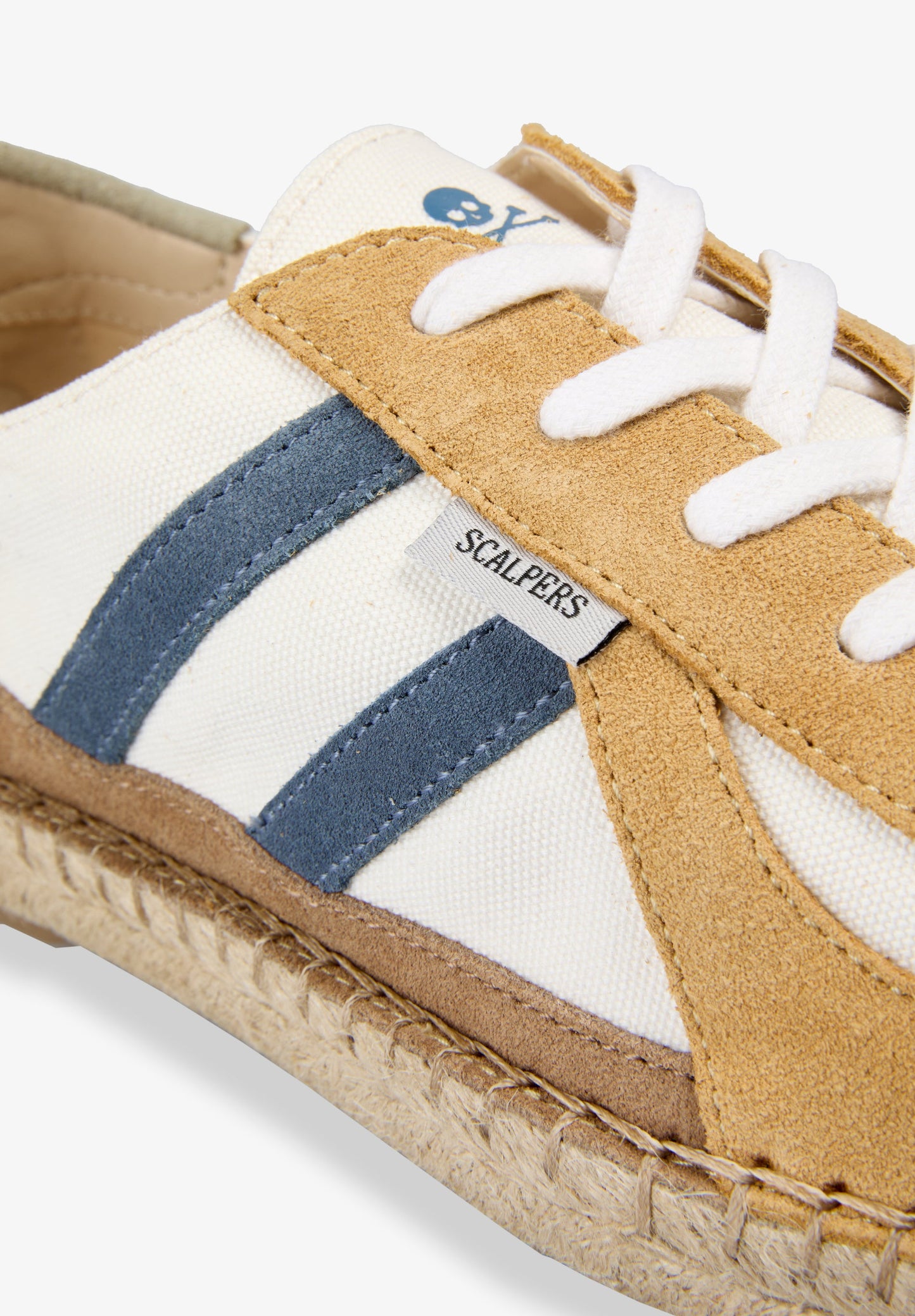 CONTRAST SUEDE SNEAKERS