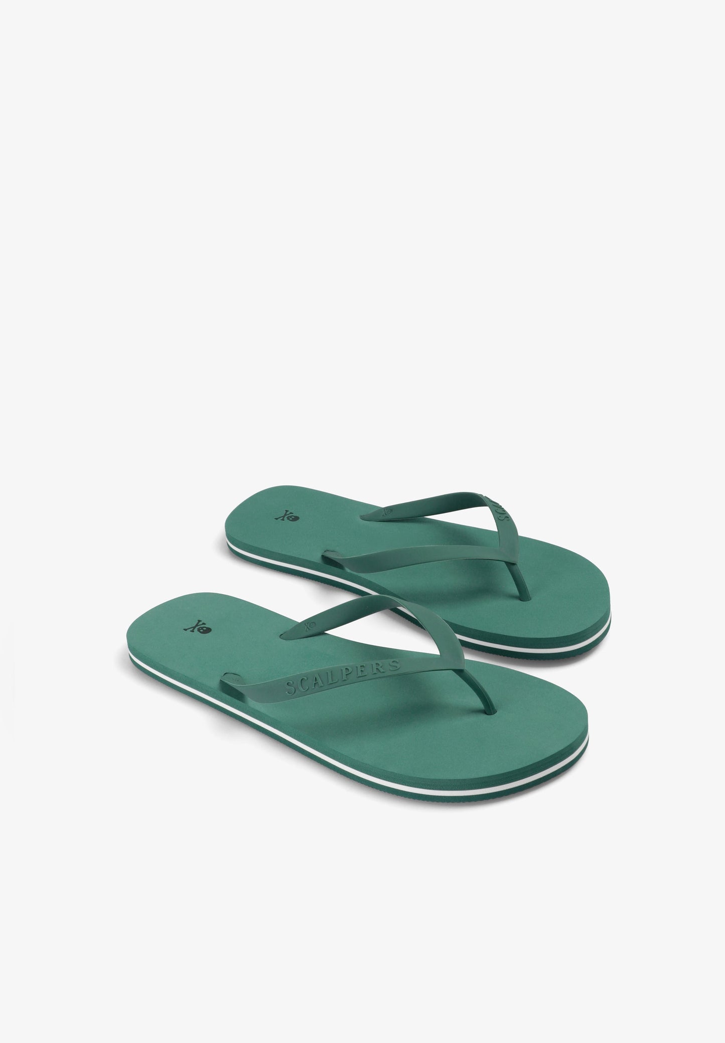 CONTRAST SOLE FLIP-FLOPS
