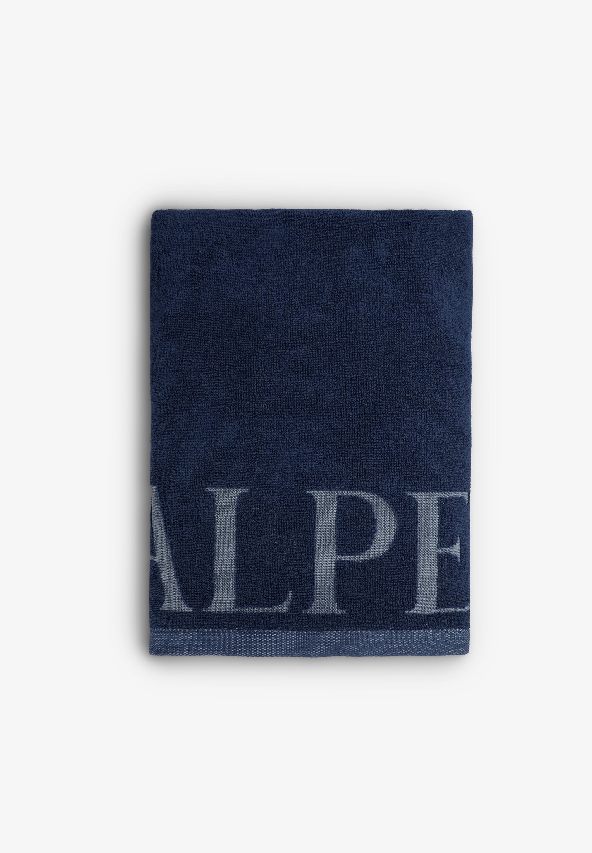 TOWEL WITH TWO-TONE LOGO