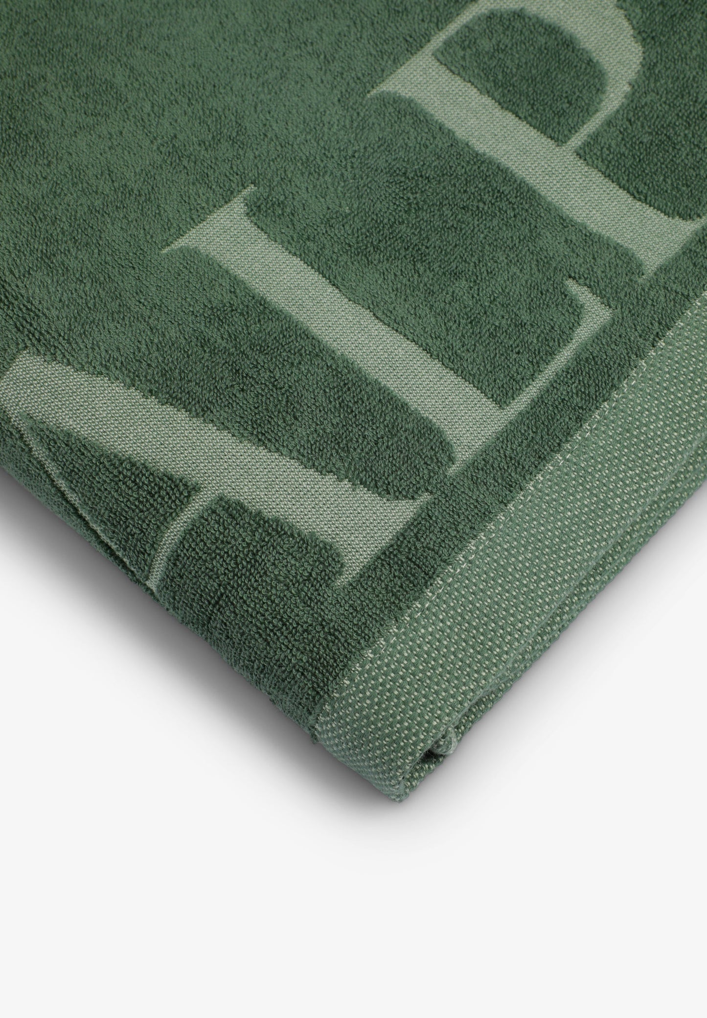 TOWEL WITH TWO-TONE LOGO