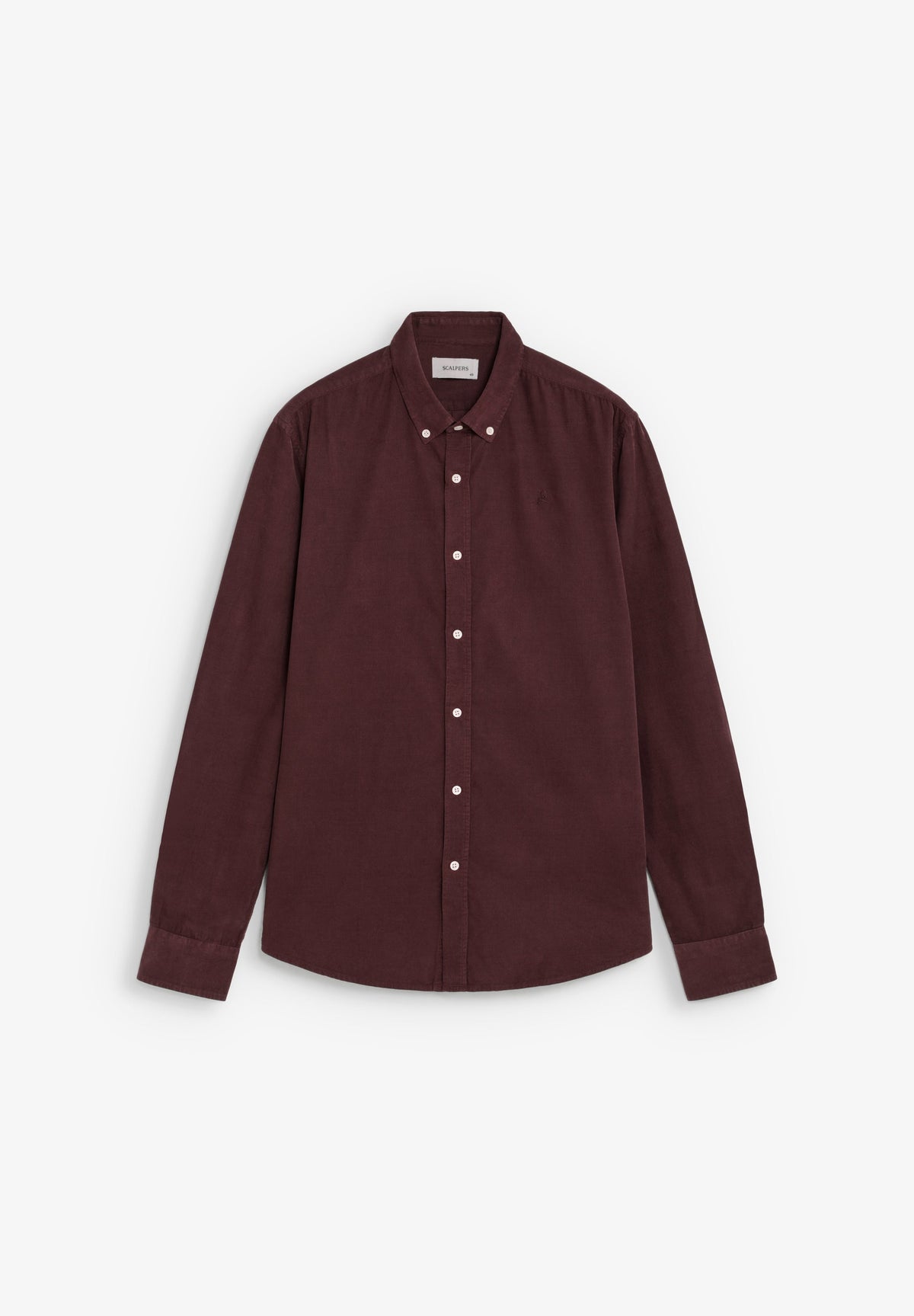 CHEMISE VELOURS CÔTELÉ SKULL TON SUR TON