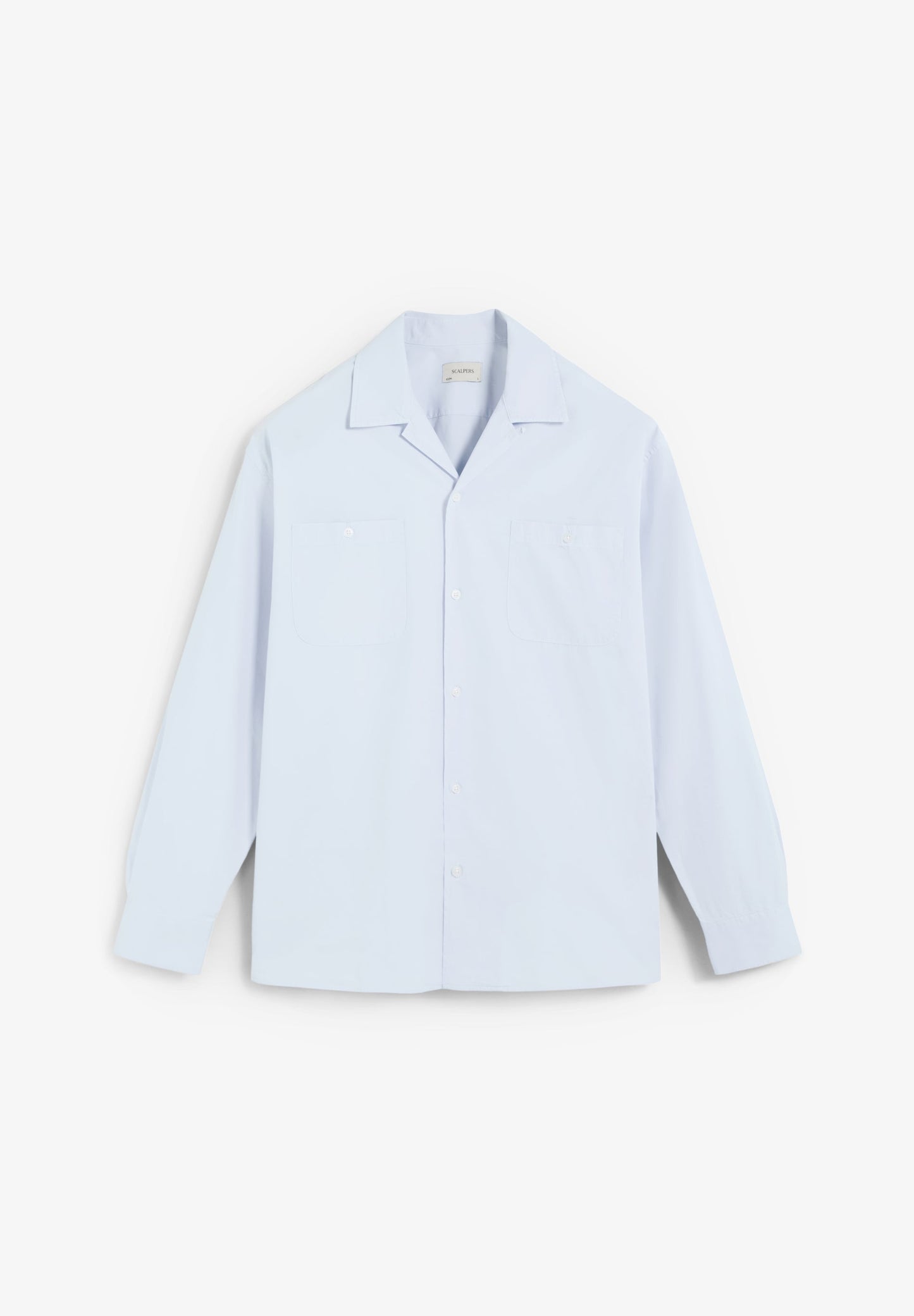 LINEN SHIRT WITH BUTTONED POCKETS