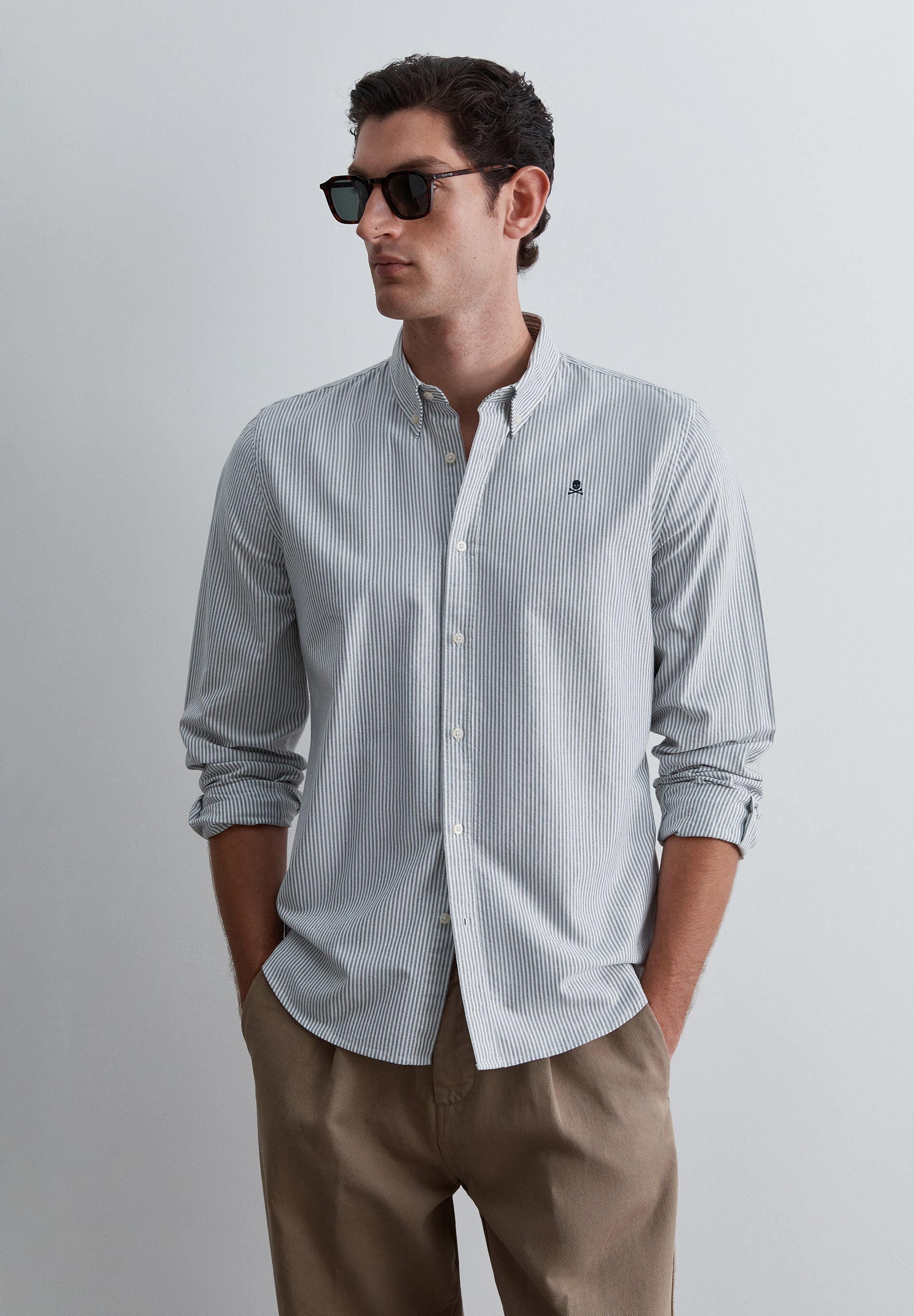 STRIPED OXFORD SHIRT