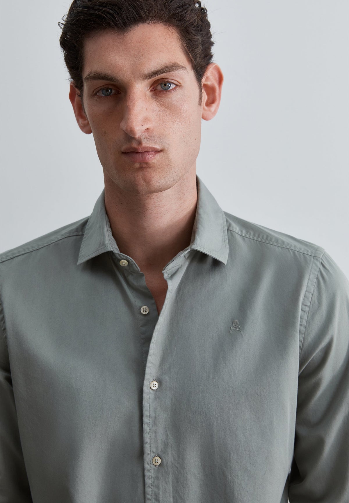 CAMICIA TESCHIO TONO SU TONO