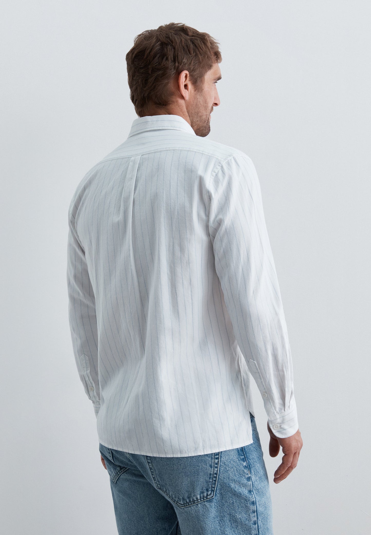 OXFORD SHIRT WITH LOGO ON THE POCKET