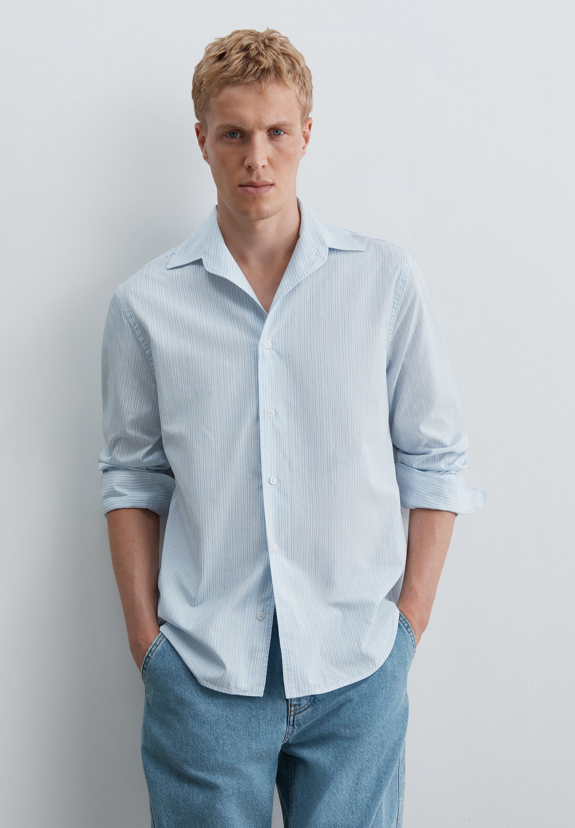 CHEMISE EN POPELINE DE COTON LÉGÈRE