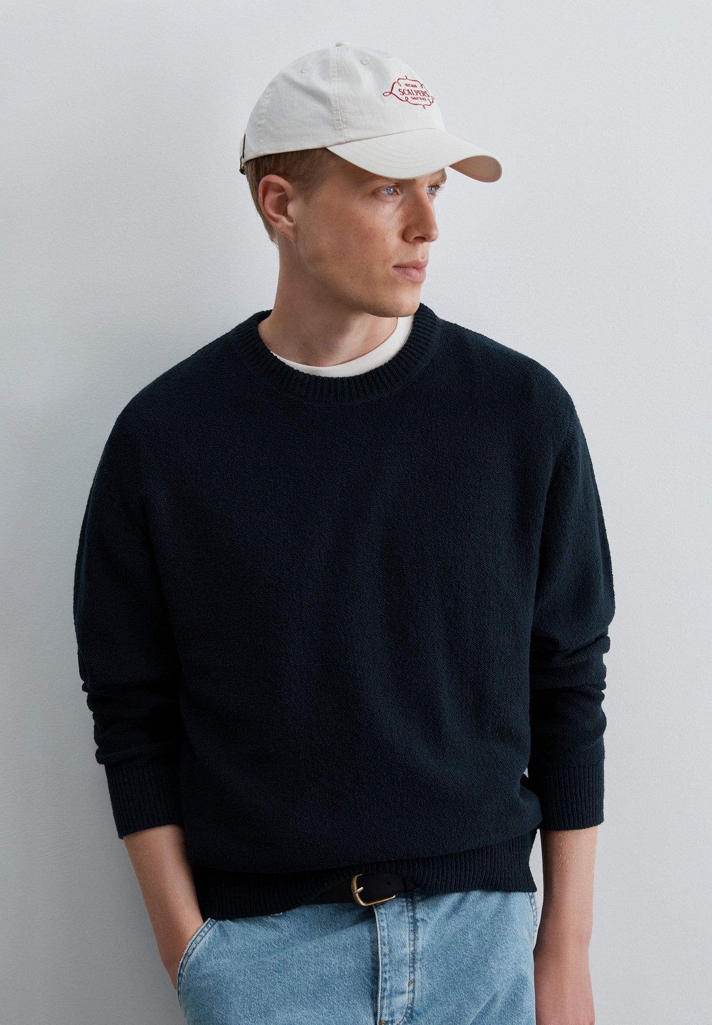 SAINT BLEU EMBROIDERED CAP