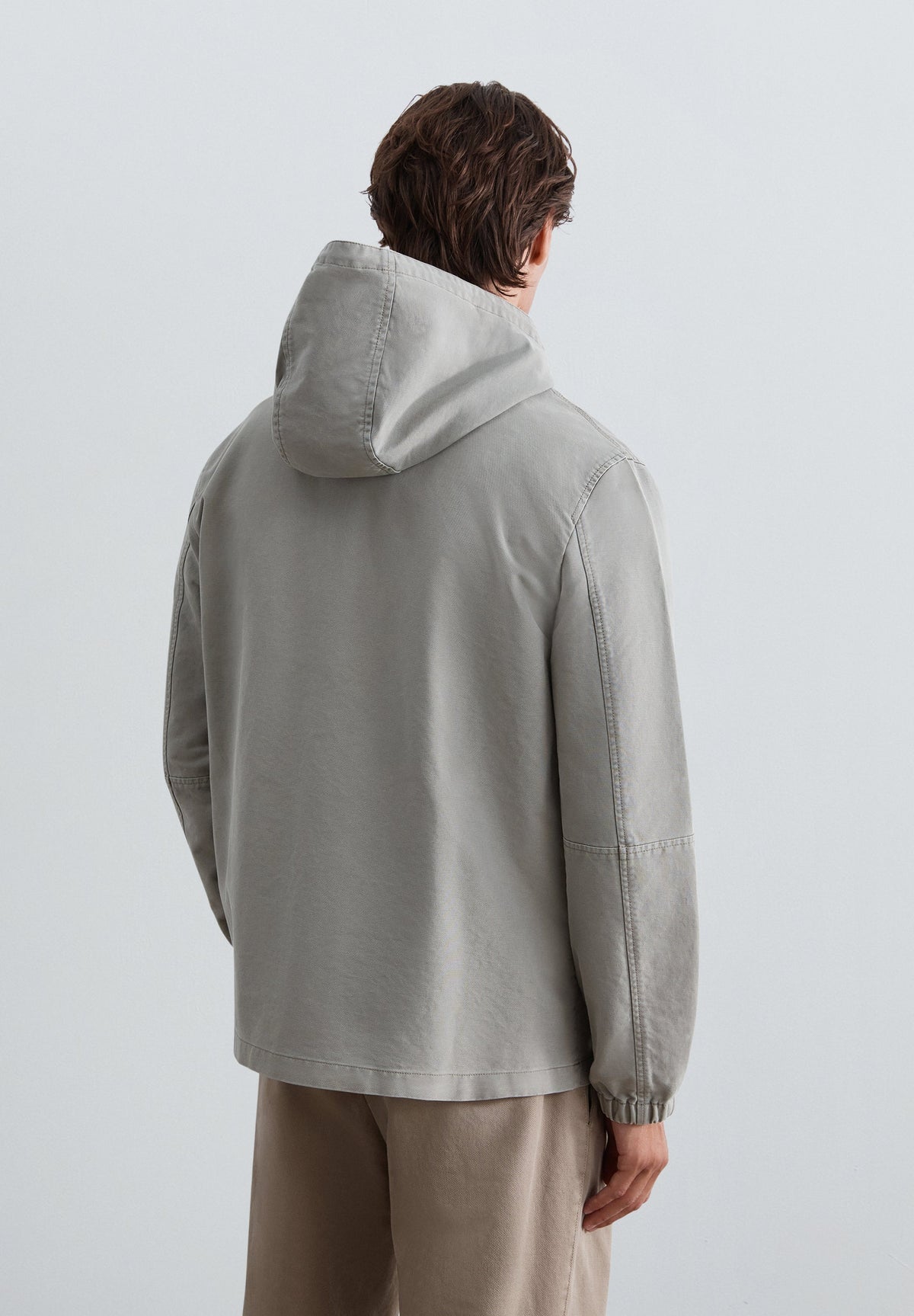 COTTON JACKET WITH HOOD