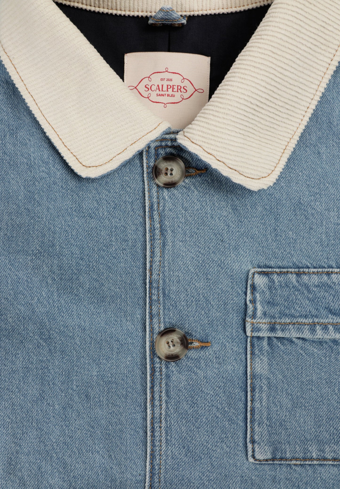 GIACCA DENIM MULTI TASCHE