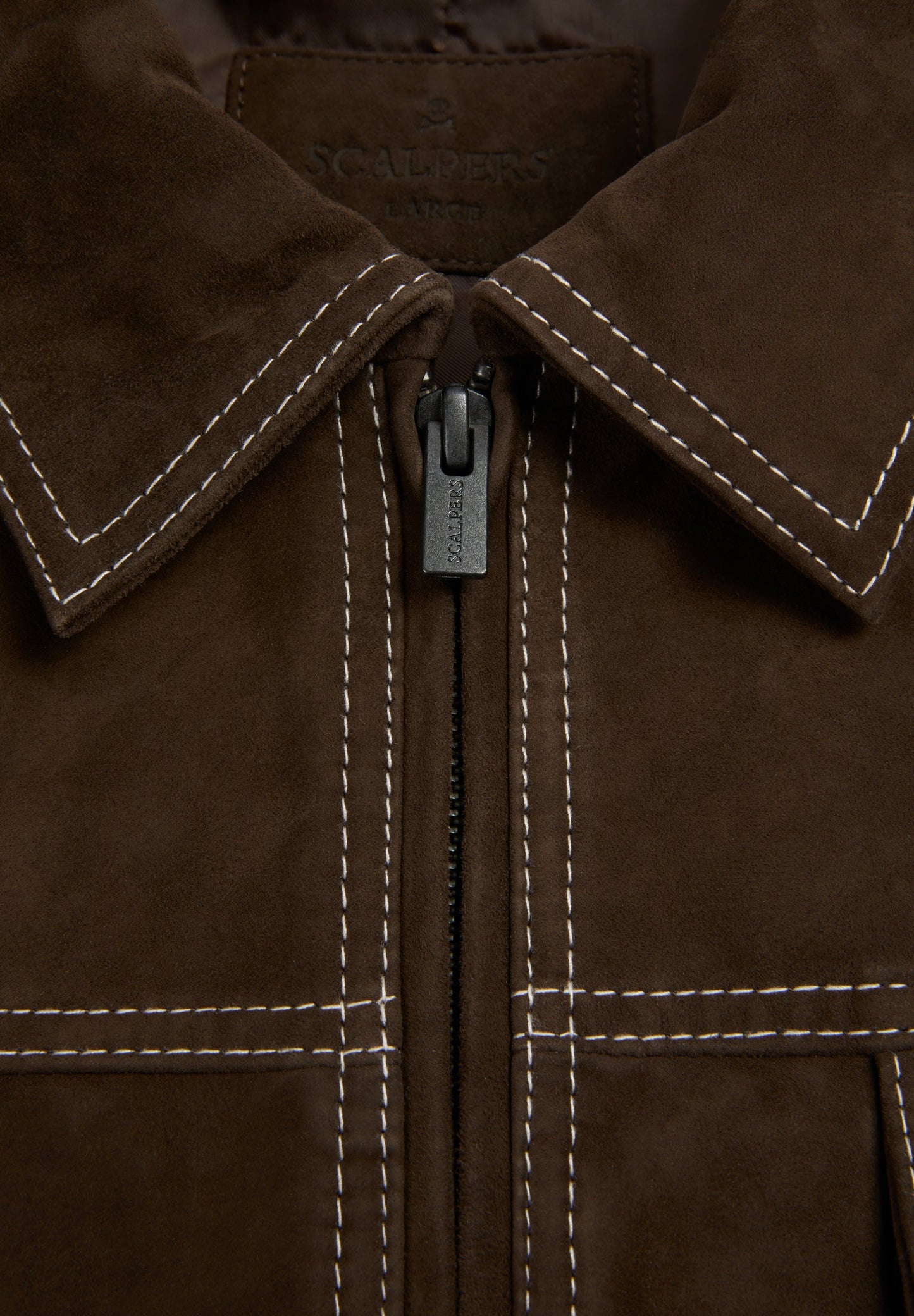 SCSTITCH SUEDE JACKET