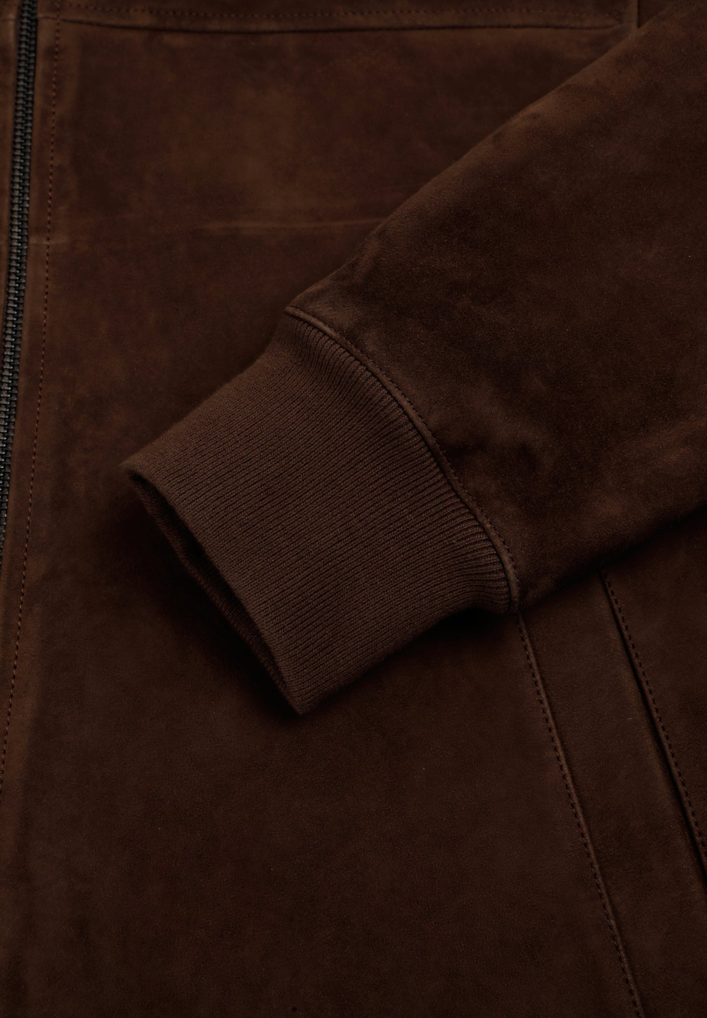 GIACCA BOMBER PELLE SCAMOSCIATA