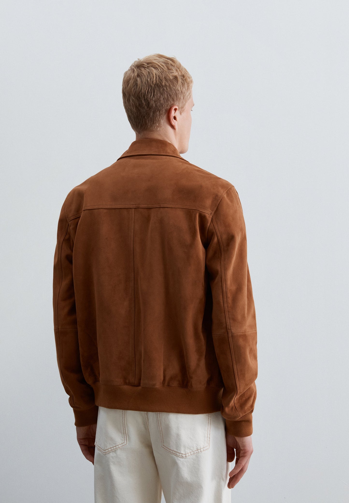 VESTE BOMBER EN DAIM