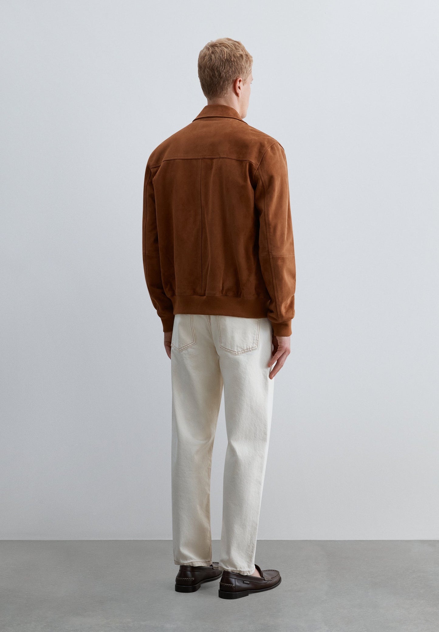 VESTE BOMBER EN DAIM