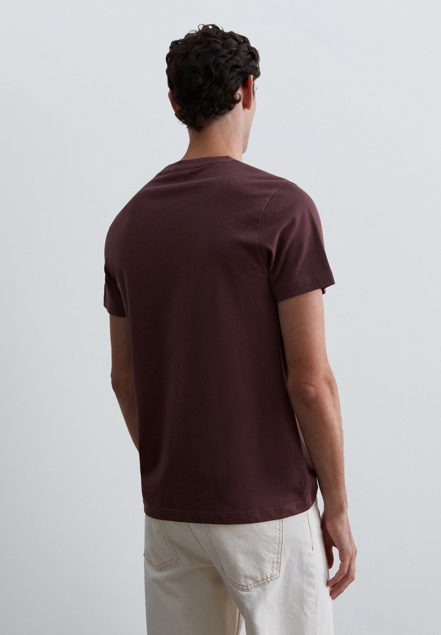 T-SHIRT MIT STICKEREI AUS HEAVY JERSEY