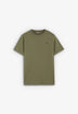 T-SHIRT MIT FARBLICH ABGESETZTEM TOTENKOPF