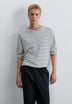GESTREIFTES T-SHIRT AUS BAUMWOLLE UND LEINEN