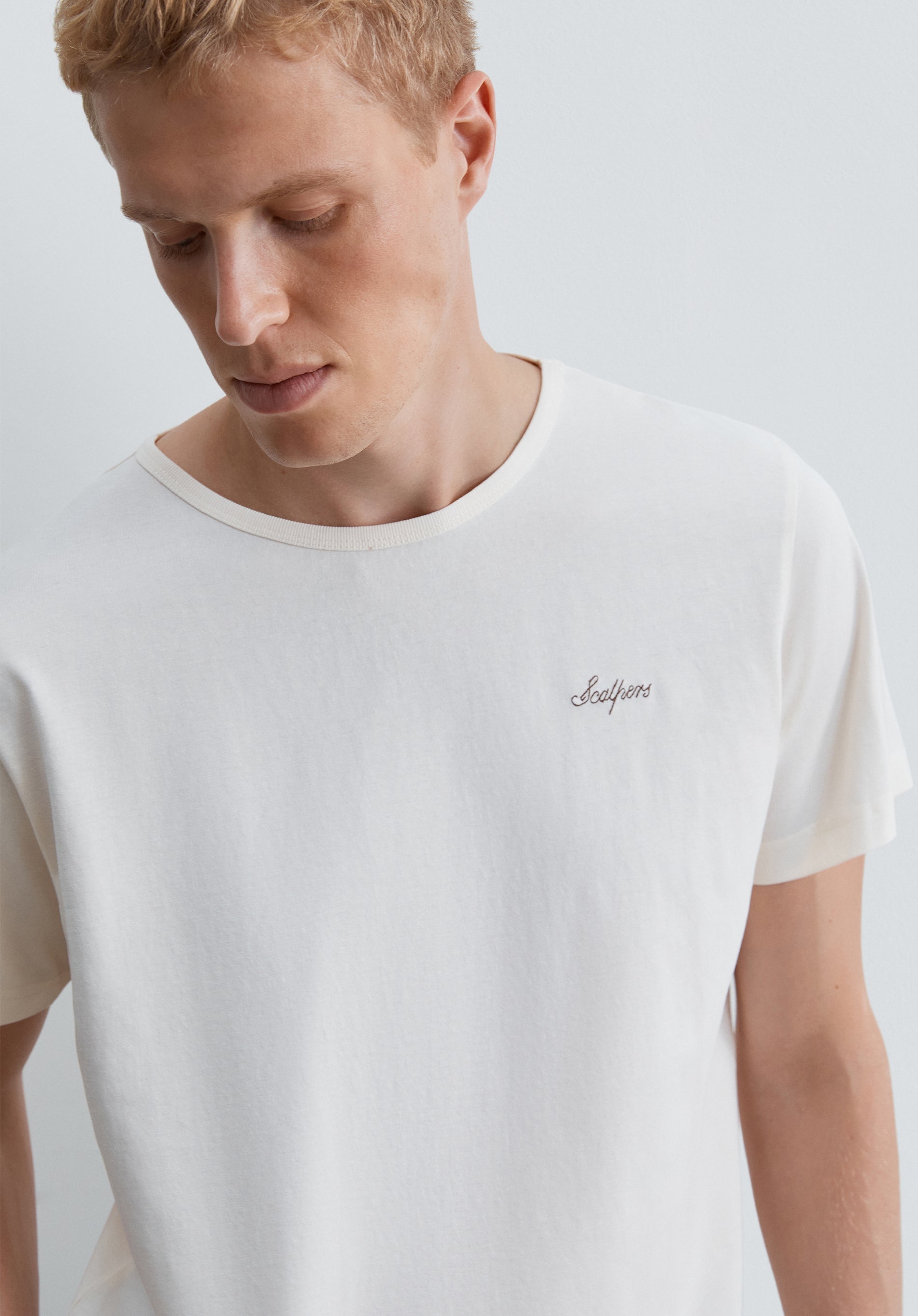 T-SHIRT À MANCHES COURTES LOGO BRODÉ