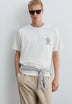 T-SHIRT IM BOXY FIT MIT STICKEREI
