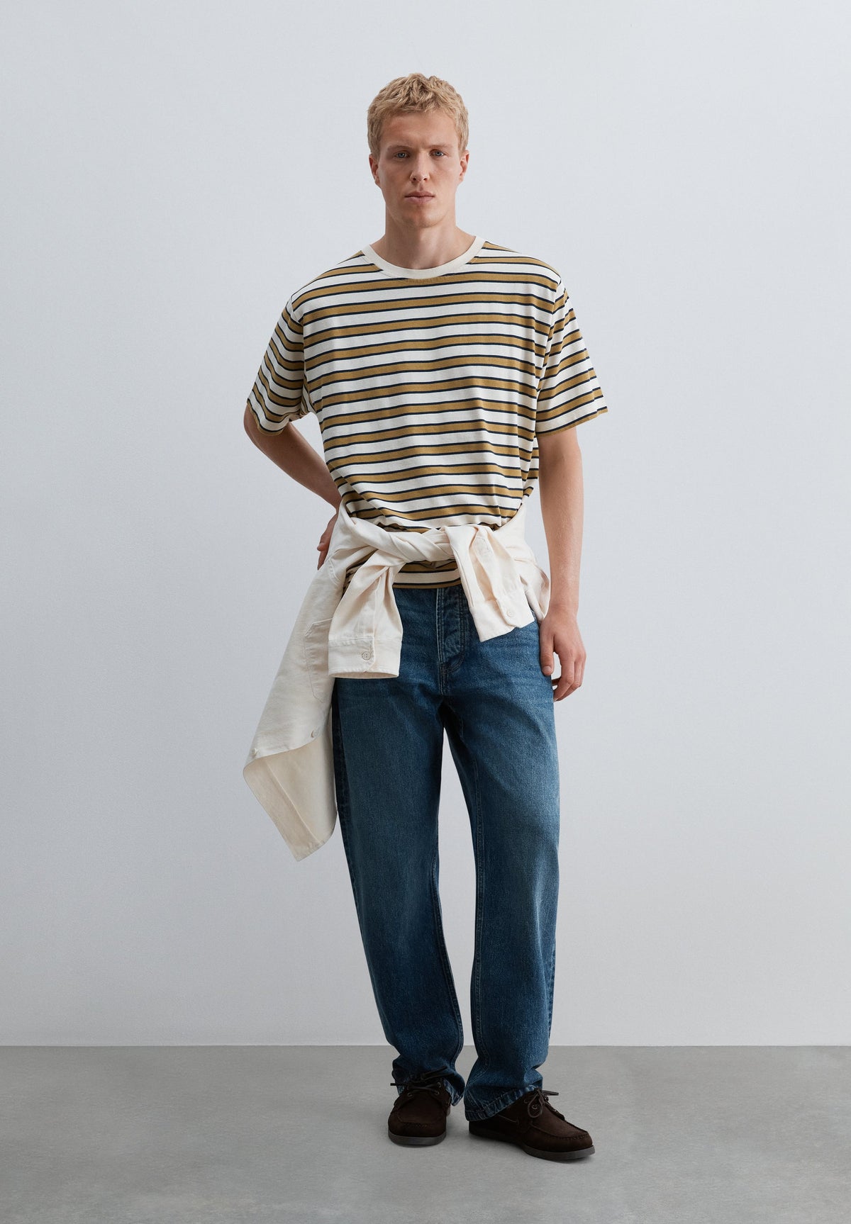 STRIPED BOXY T-SHIRT