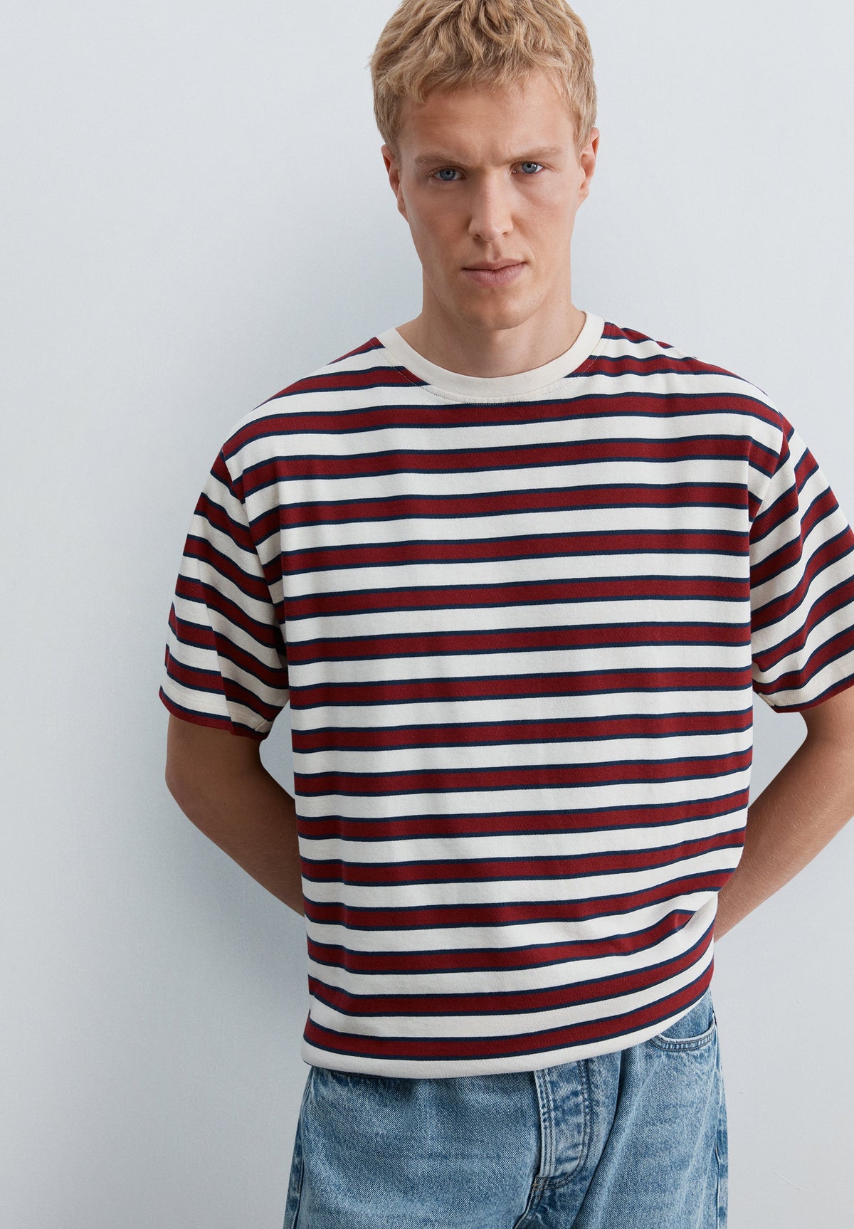STRIPED BOXY T-SHIRT