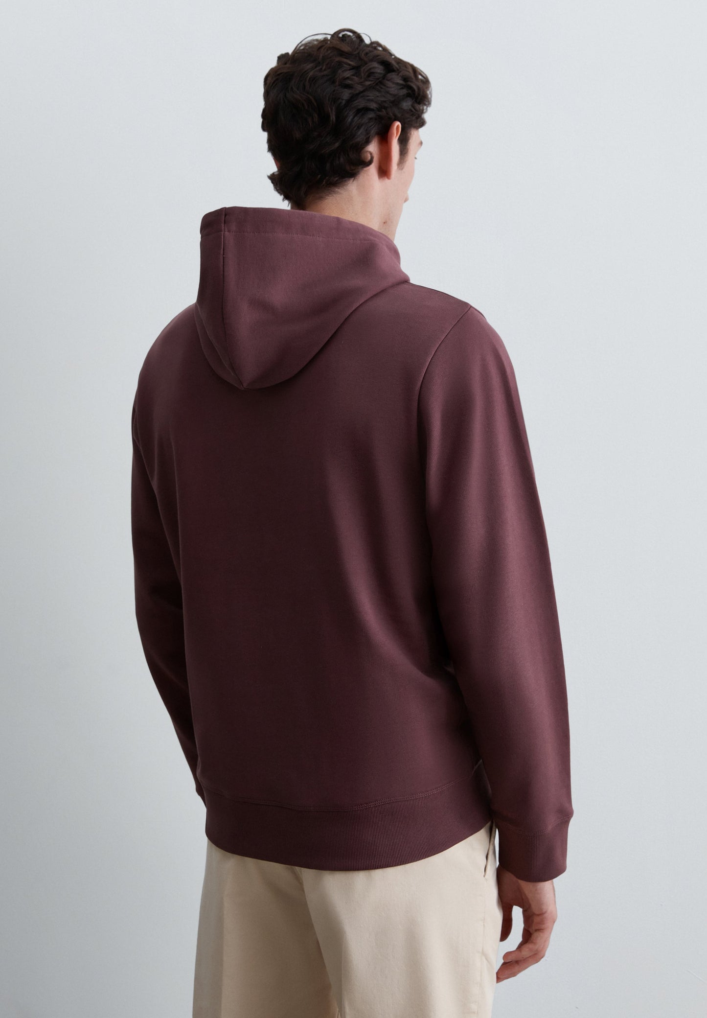HOODIE IM WASHED-LOOK