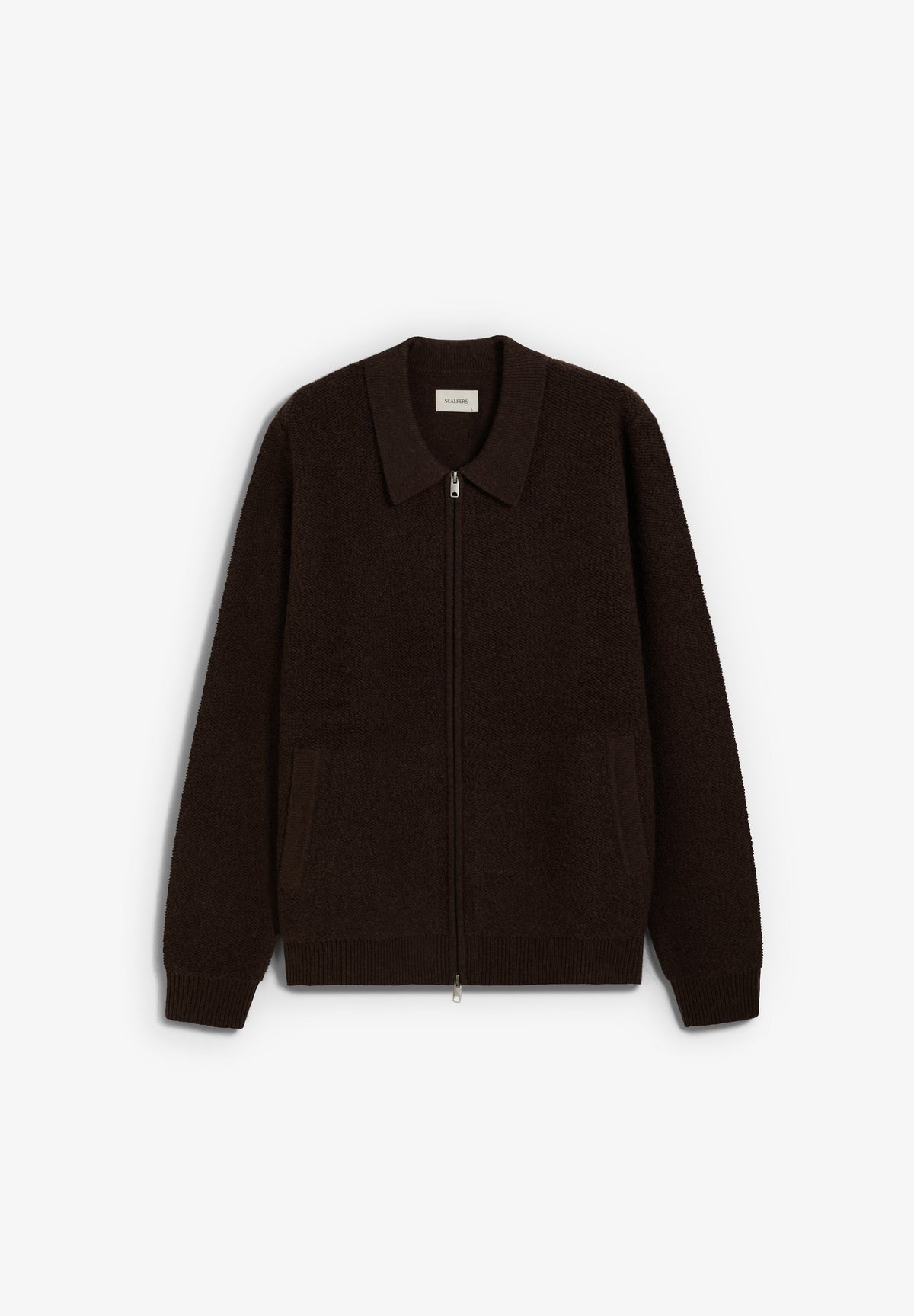 WOLL-CARDIGAN MIT REISSVERSCHLUSS