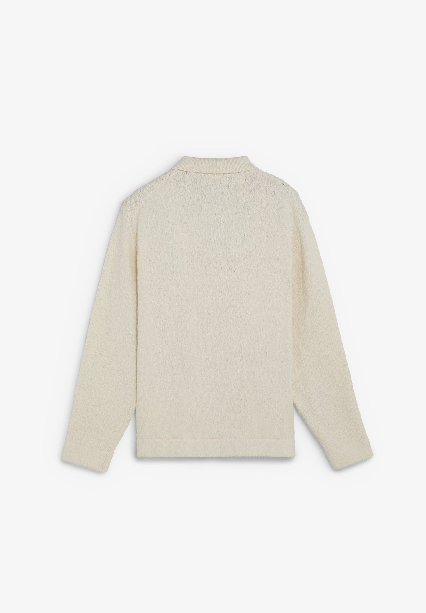 PULL POLO EN MAILLE BOUCLETTE