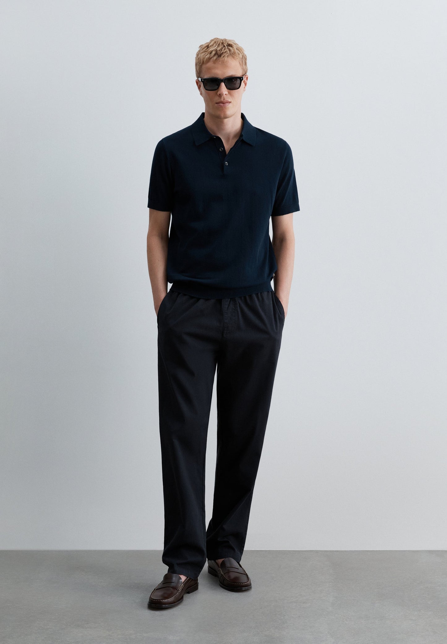 POLOSHIRT IM REGULAR FIT MIT STRUKTUR