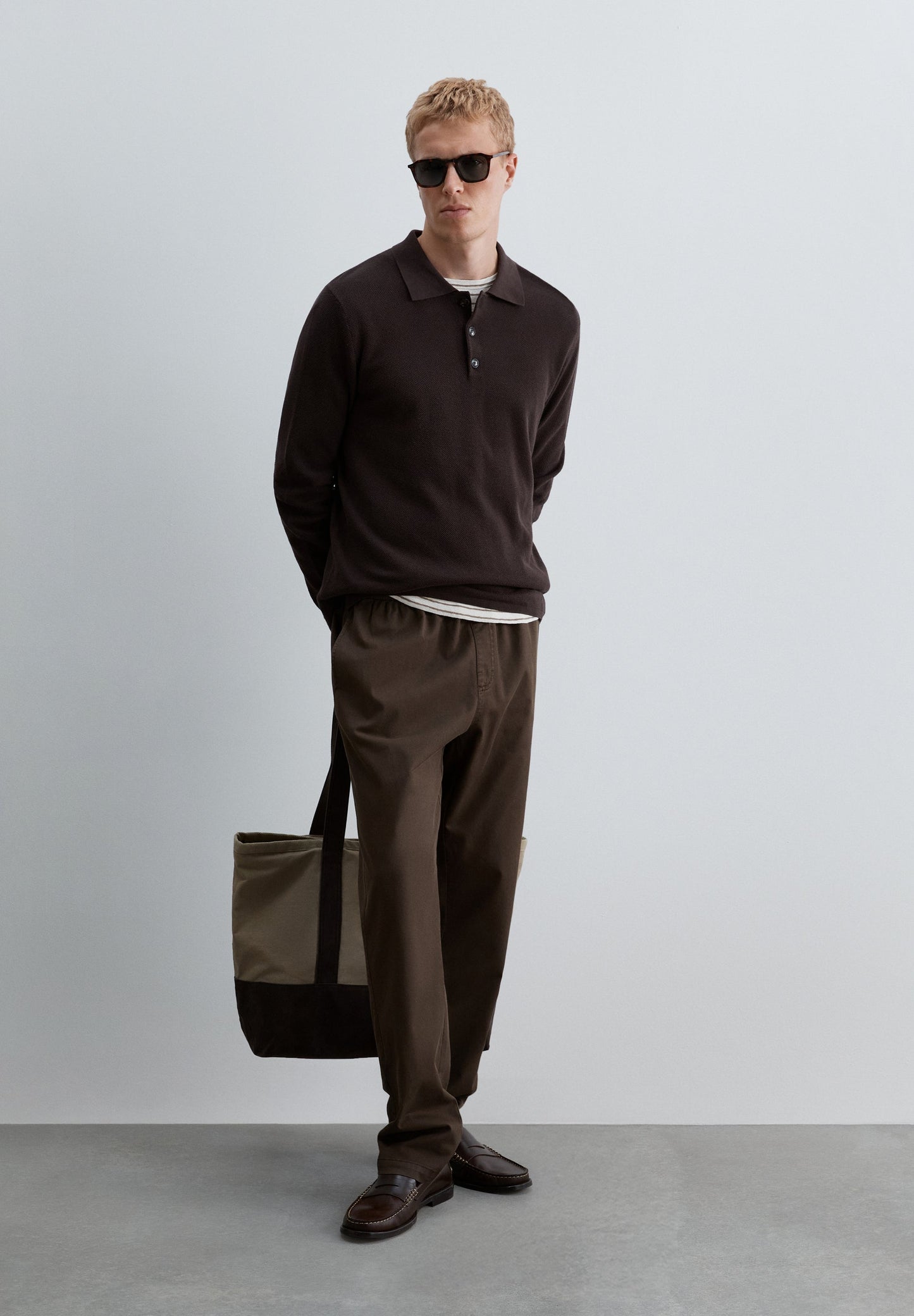 MAGLIA IN TRICOT COLLO A POLO