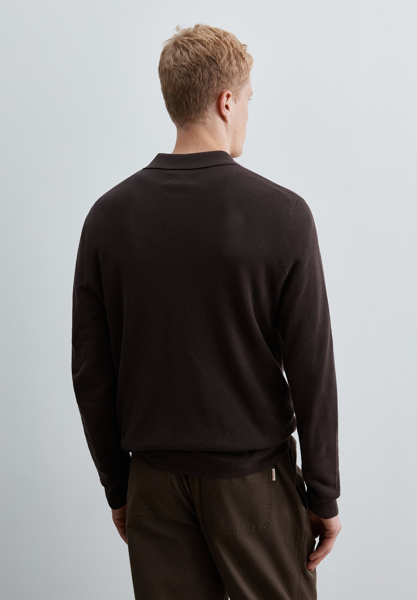 MAGLIA IN TRICOT COLLO A POLO