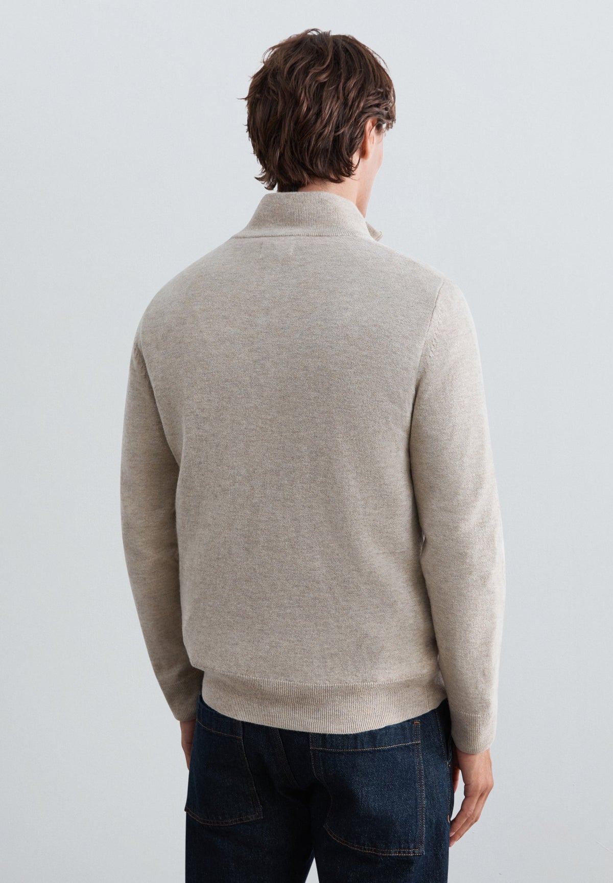 MAGLIA LANA HALF-ZIP