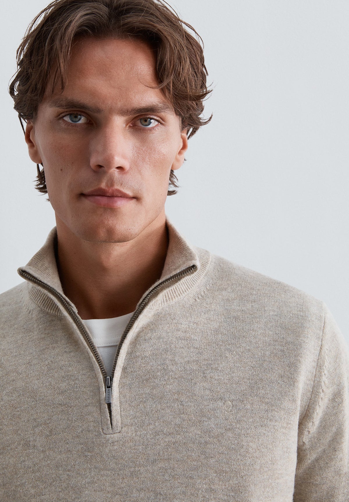 MAGLIA LANA HALF-ZIP