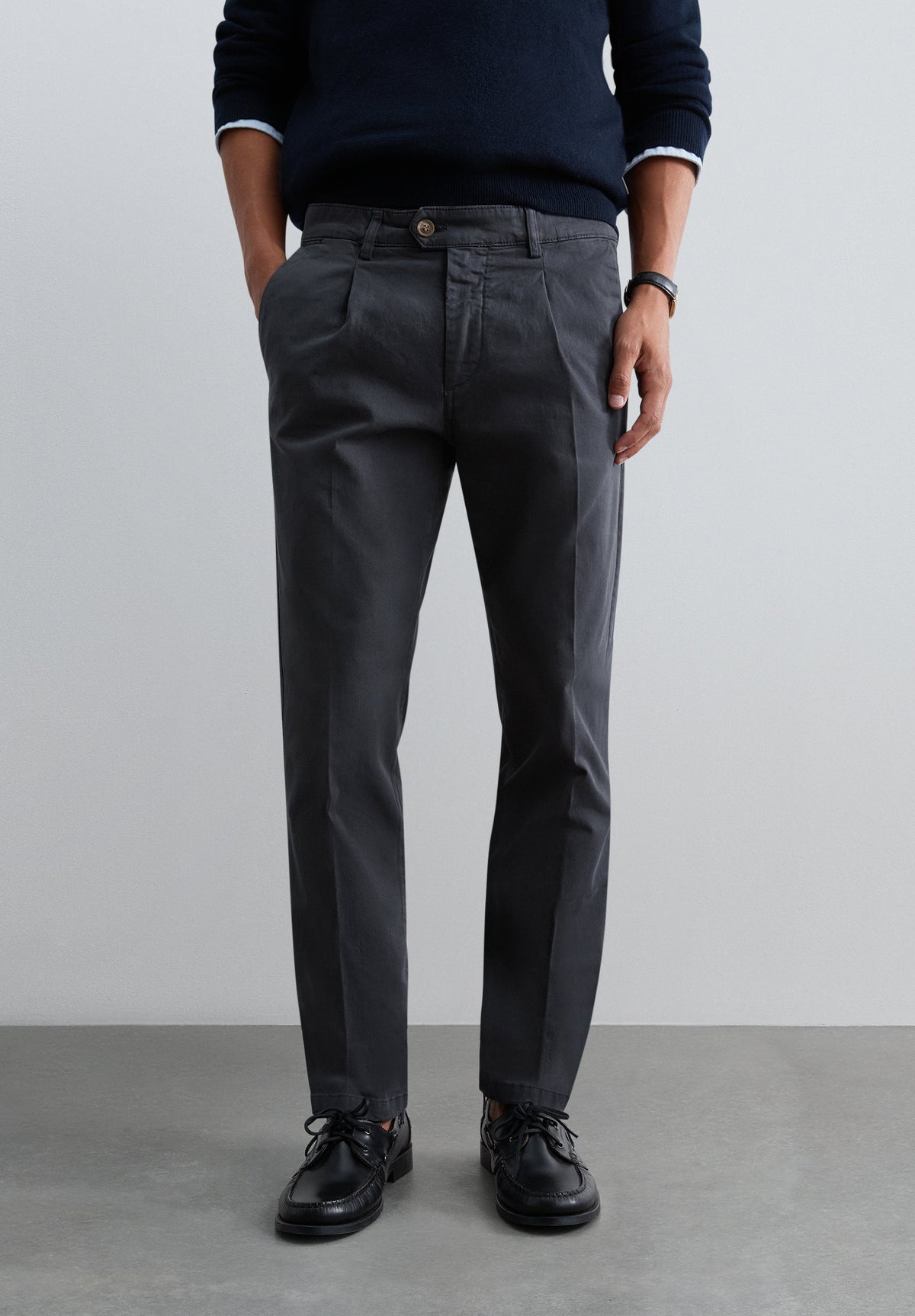 PANTALONI CHINO PINCE