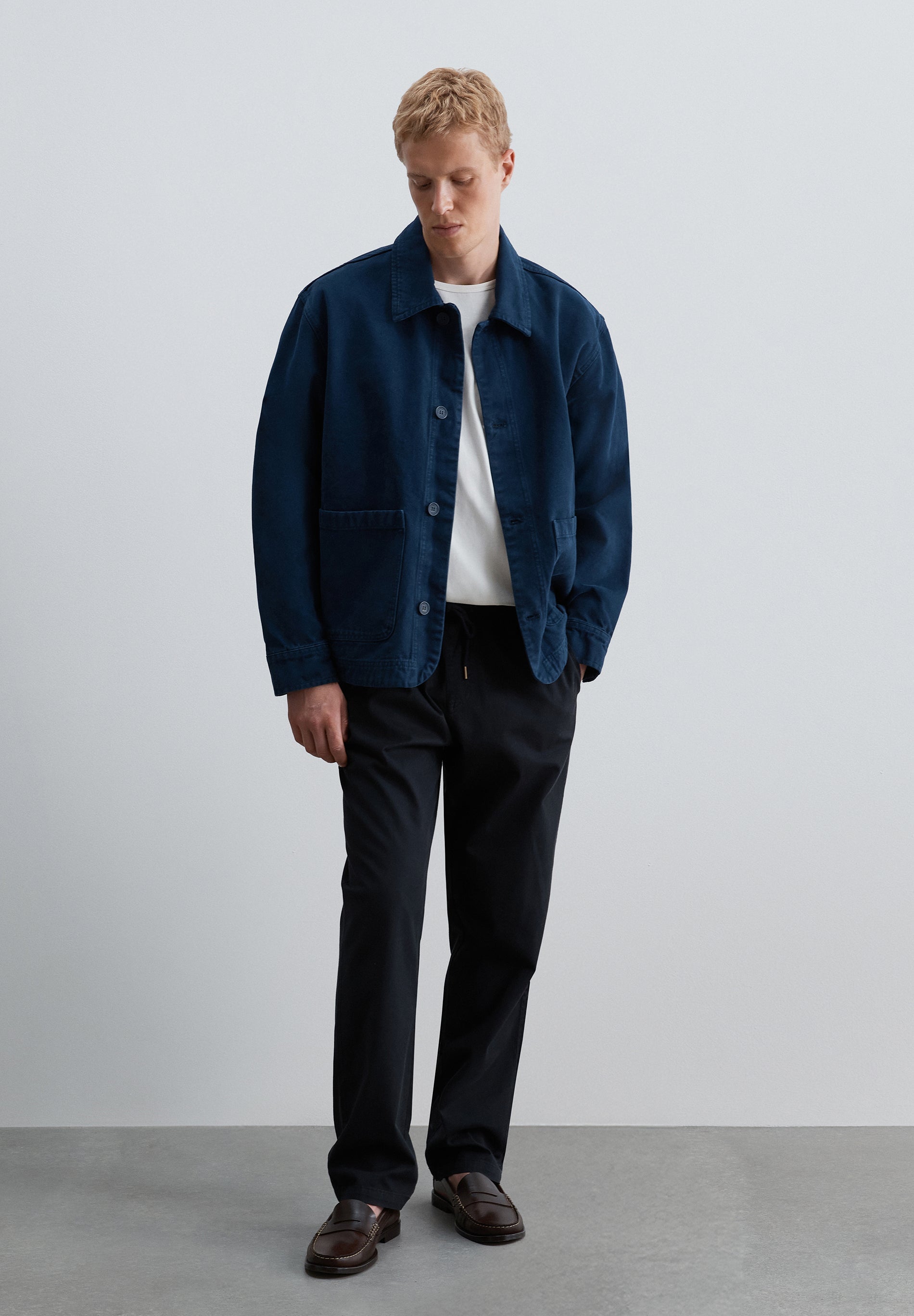 PANTALON RELAXED FIT AVEC CORDON