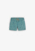 WAVED PRINT SWIMMING TRUNKS