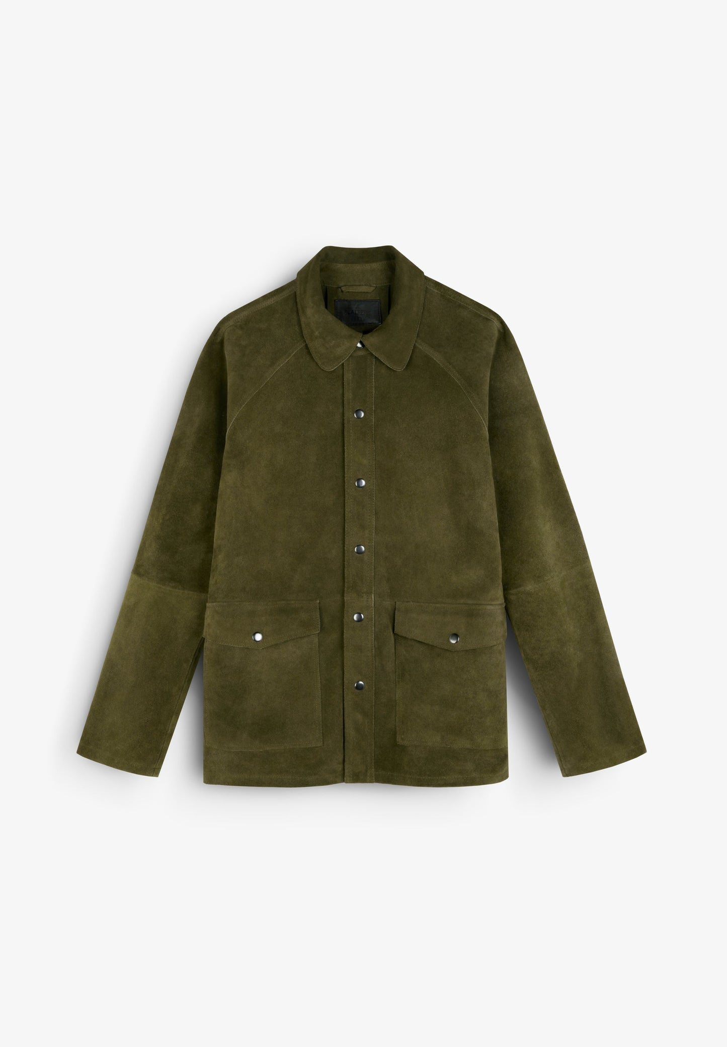 LEATHER JACKET WITH FLAP POCKETS