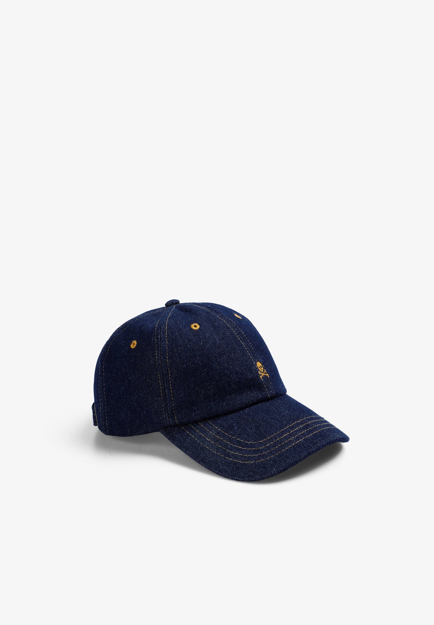 DENIMKAPPE MIT KONTRASTFARBEN